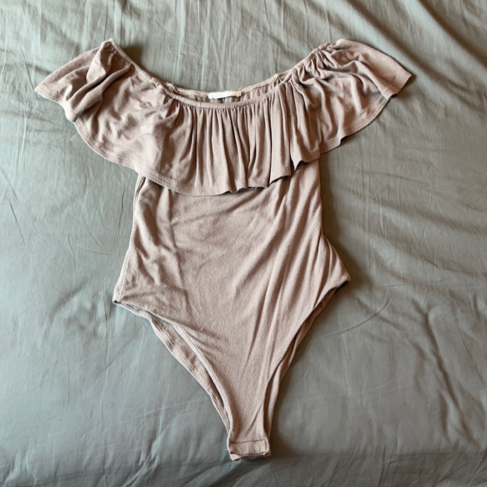 Off the shoulder bodysuit